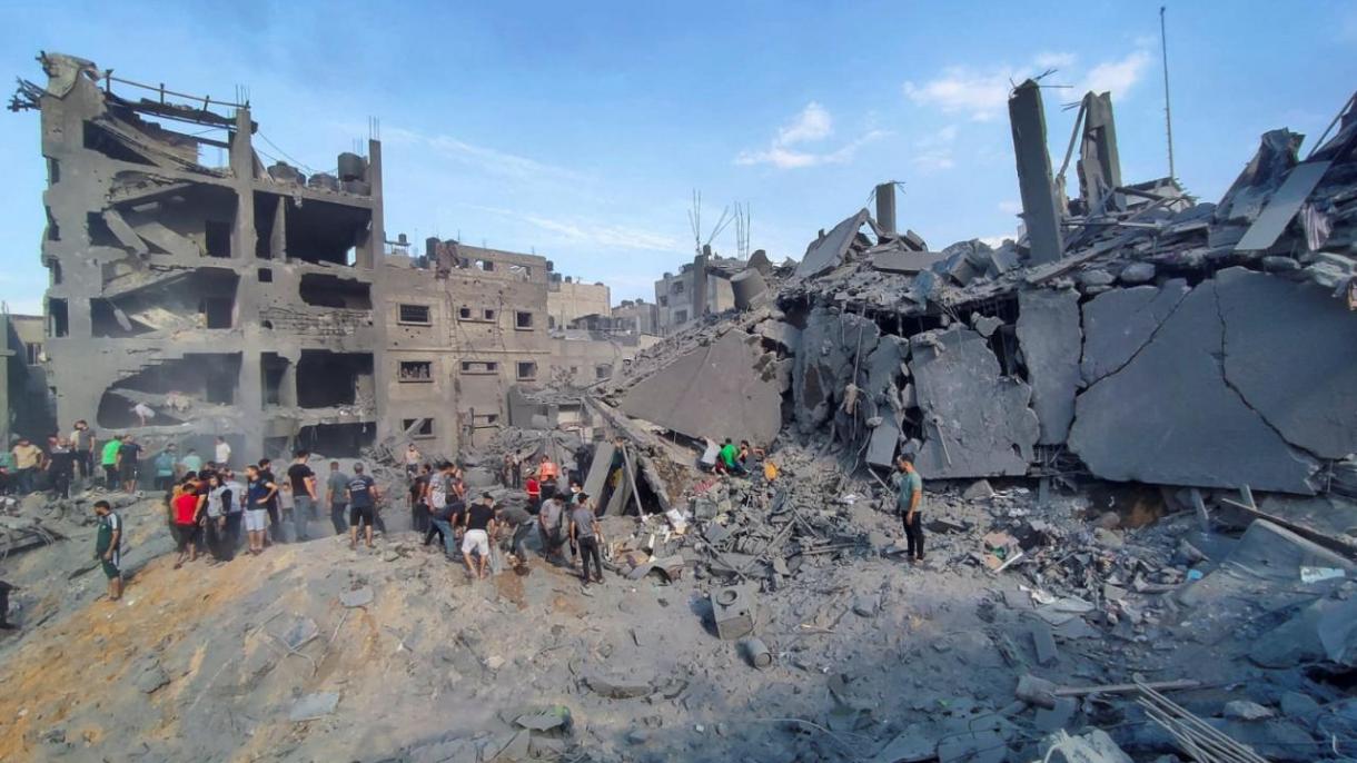 Tercer ataque de Israel contra el campo de refugiados Jabalia en Gaza