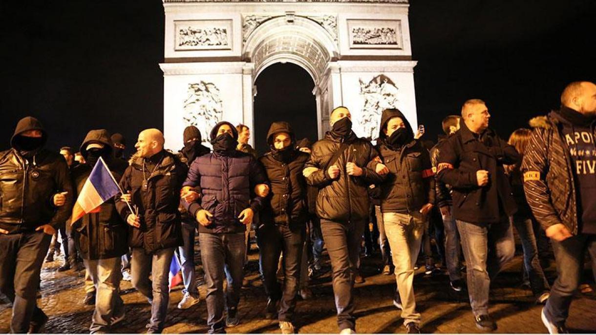Fransada etiraz aksiyalarına polis əməkdaşları da qoşuldu