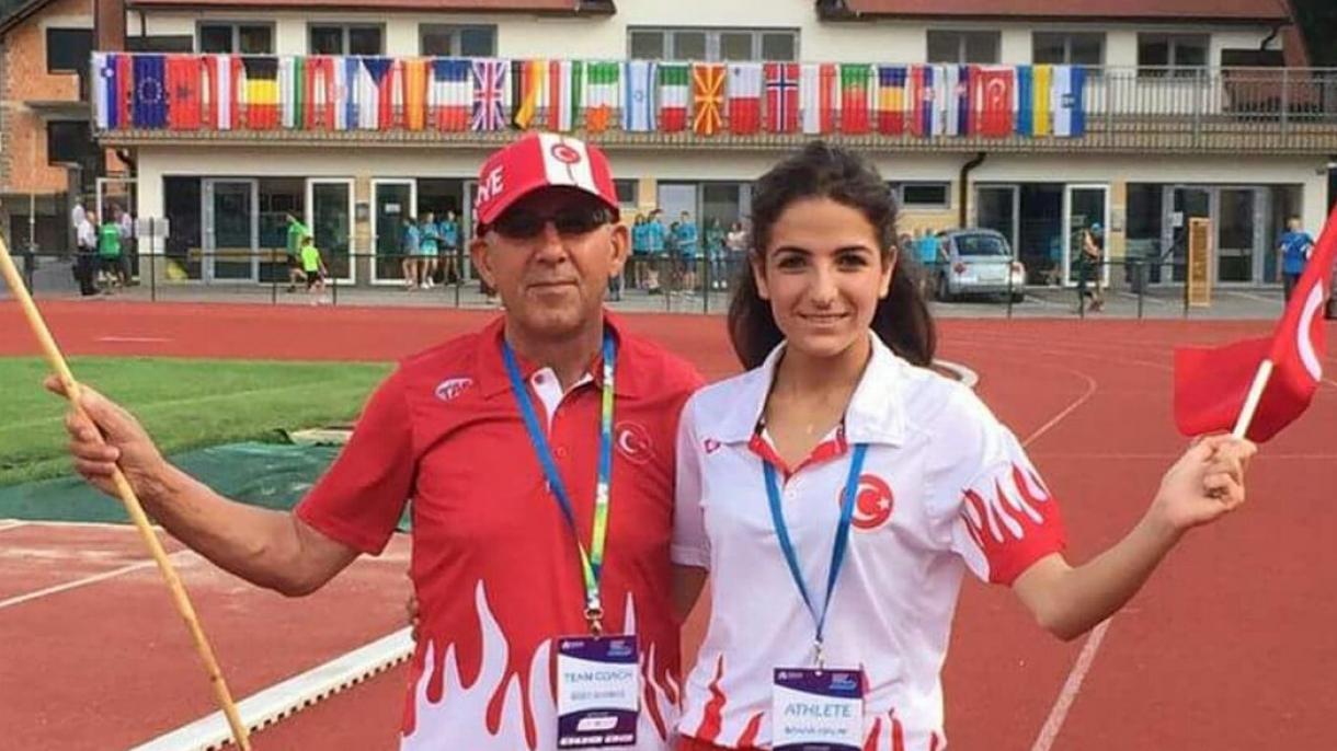 Milli atlet Bahar Atalay dönya ikençese