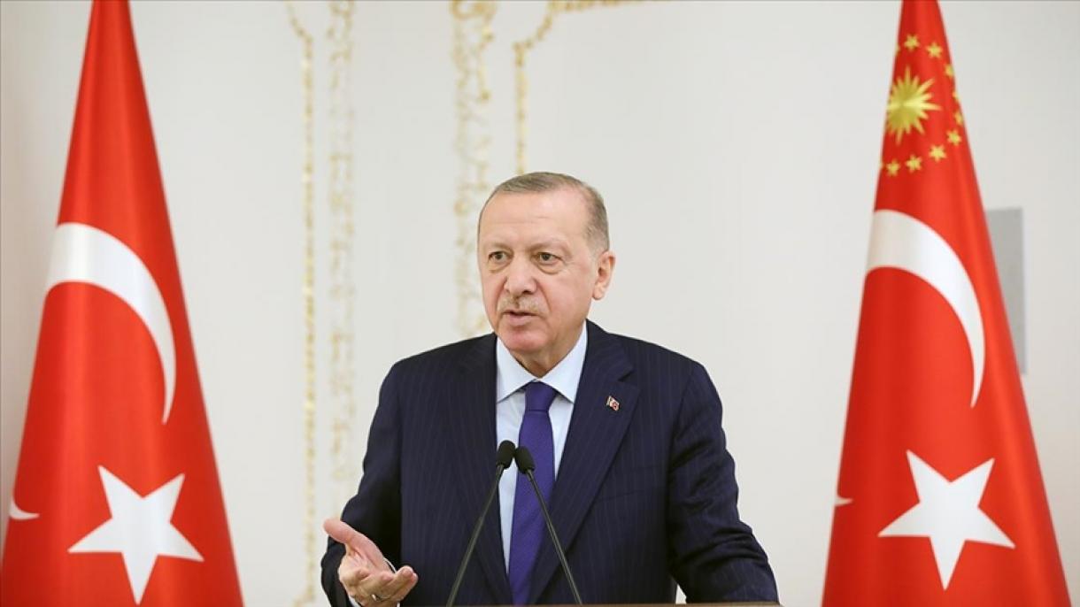 رئیس جمهور اردوغان با هیئت مدیره کنفدراسیون بازرگانان جوان ترکیه دیدار کرد