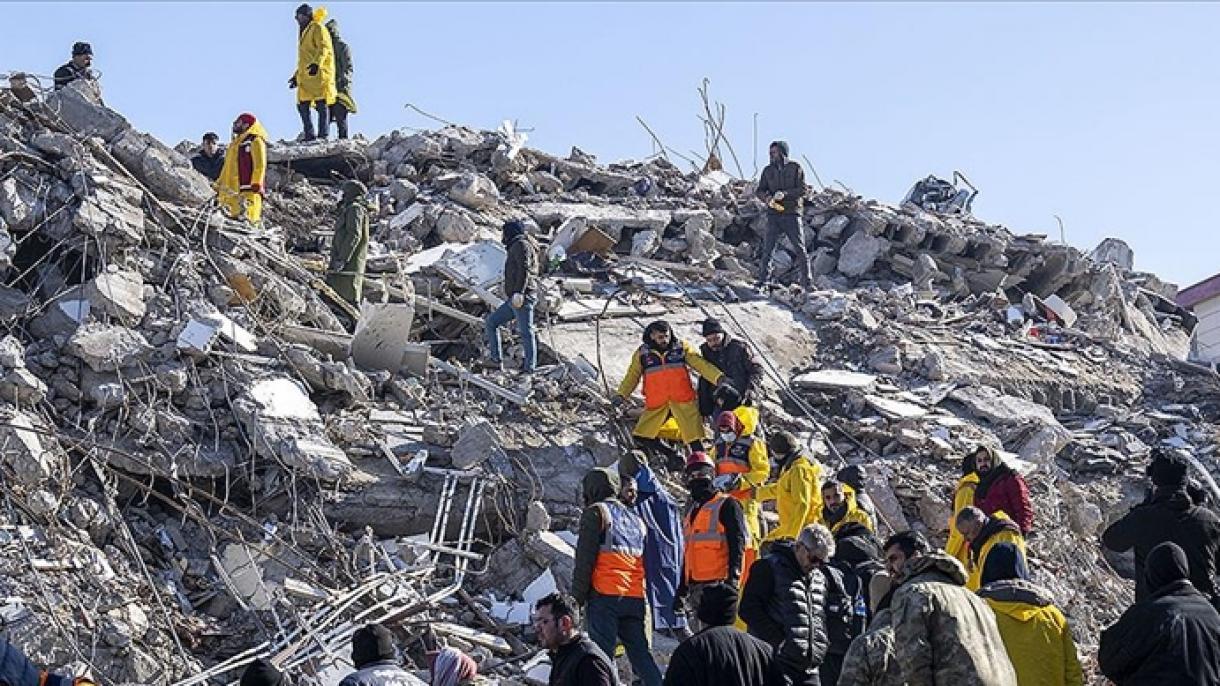 AFAD anuncia la última cifra de muertos y lesionados por los terremotos en el sureste de Türkiye