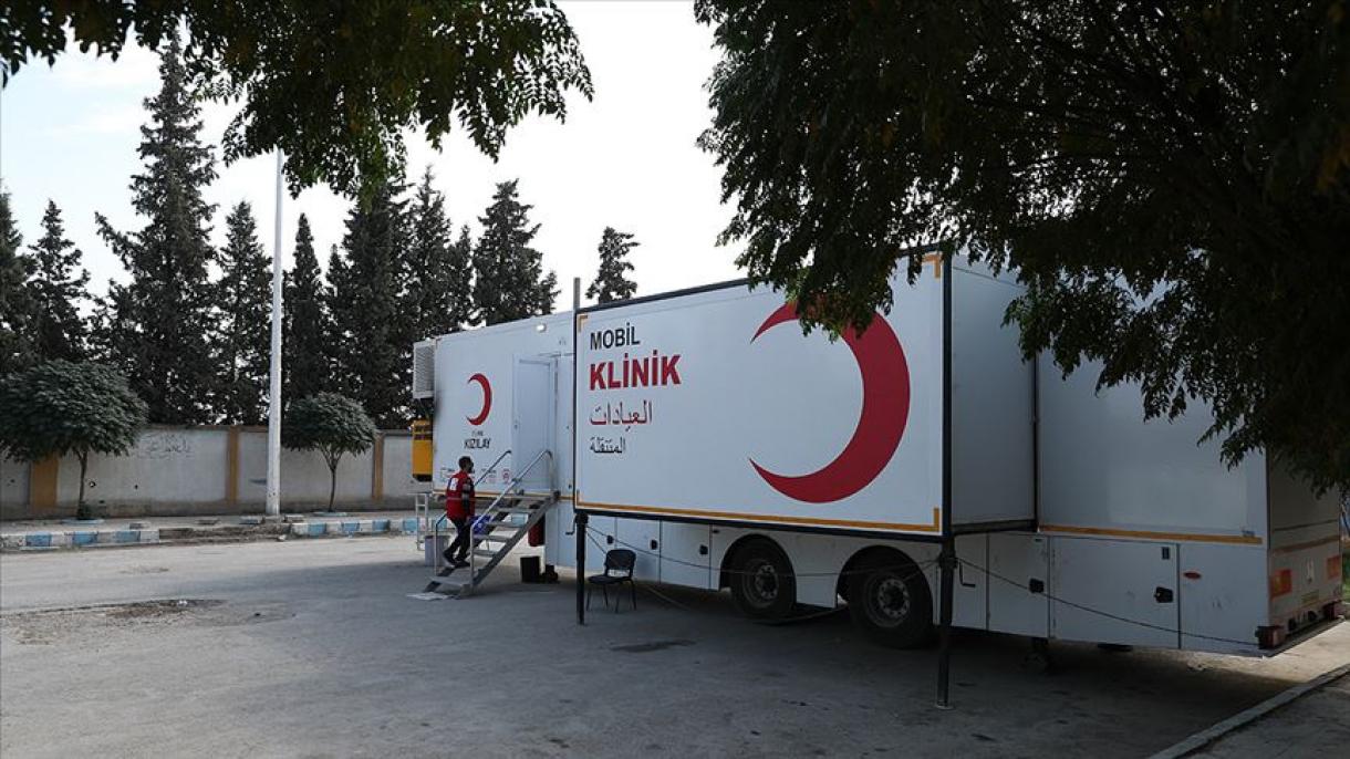 Κινητή κλινική εγκαινίασε η Τουρκική Ερυθρά Ημισέληνος στην Ταλ Αμπιάντ
