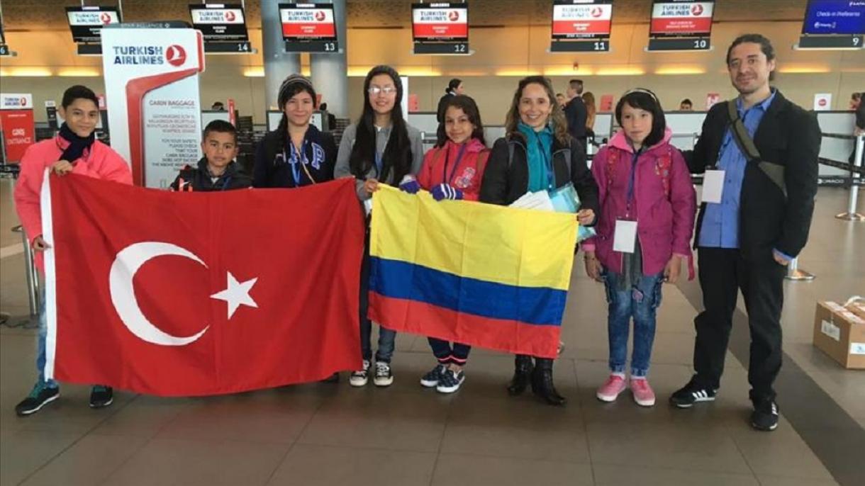 شرکت 6 کودک کلمبیایی در جشنواره 23 آوریل به ترکیه