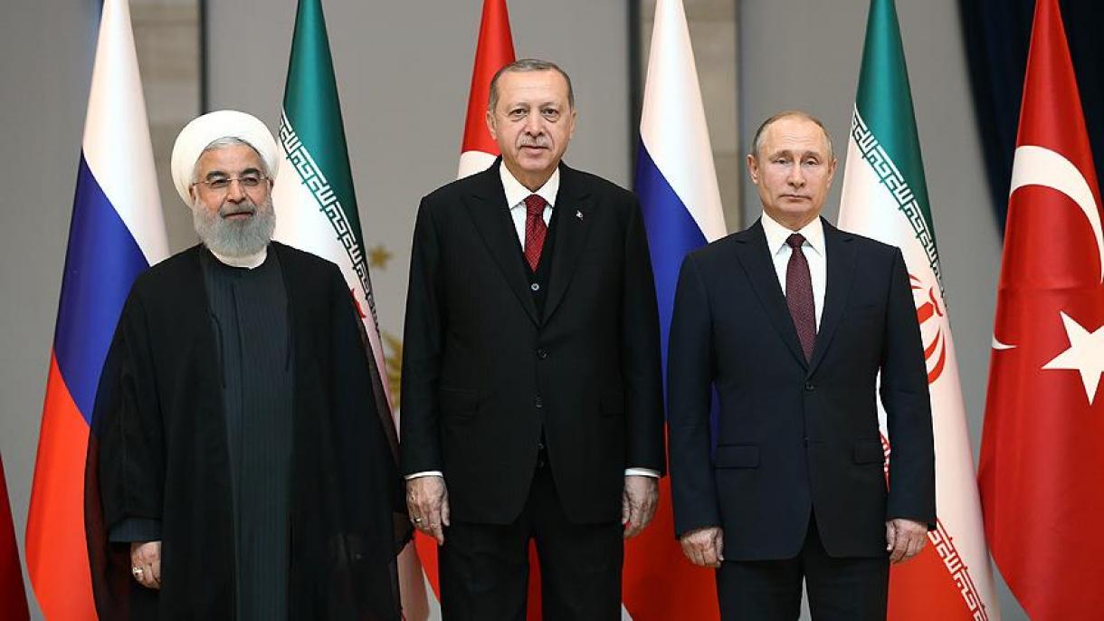 “Törkiyä – Rusiyä – İran öçyaqlı sammitı” tögällände