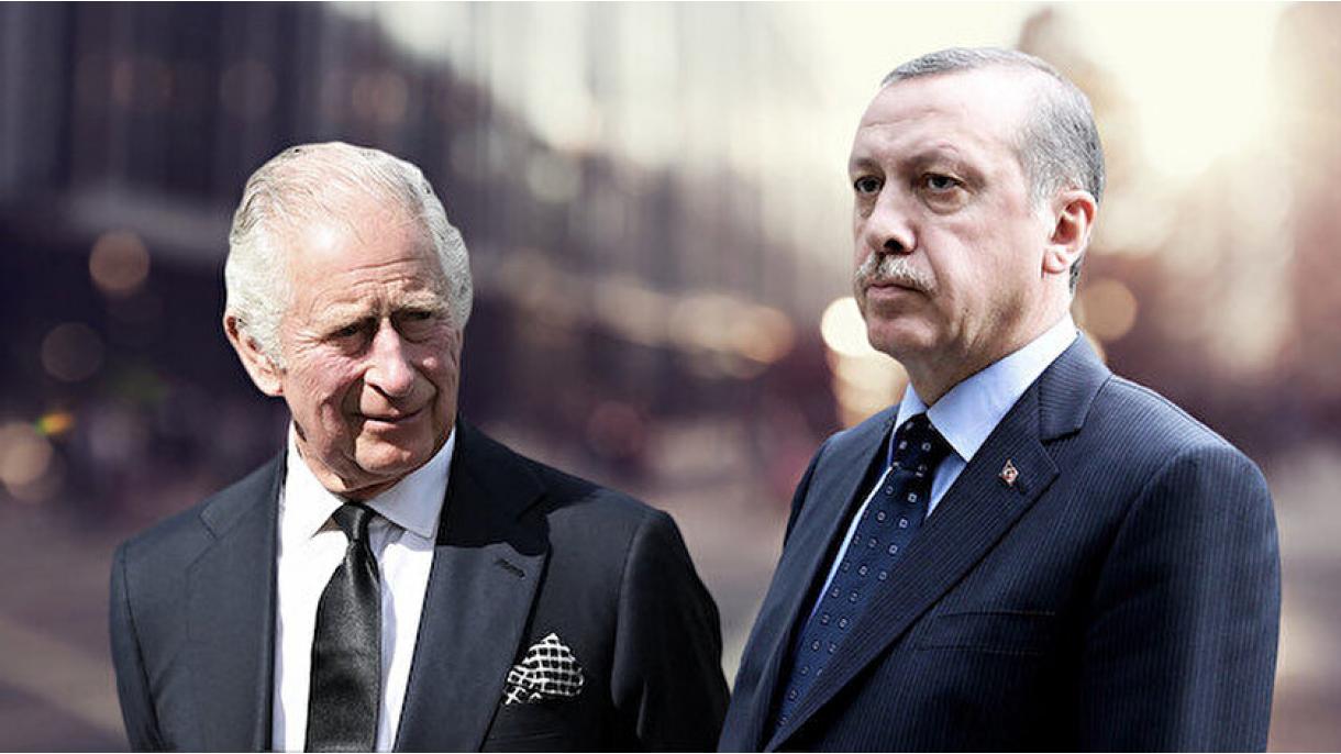 گفتگوی تلفنی اردوغان و چارلز سوم پادشاه انگلستان