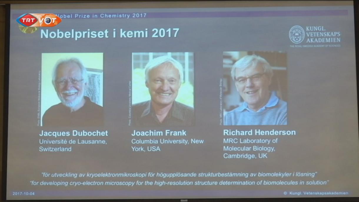 Hárman kapják az idei kémiai Nobel-díjat