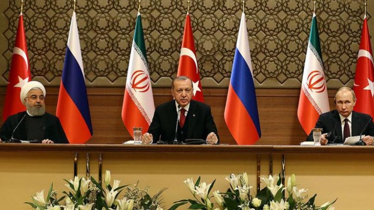 شام کی علاقائی سالمیت اور تحفظ پر ترکی، ایران اور روس کے درمیان مکمل مطابقت