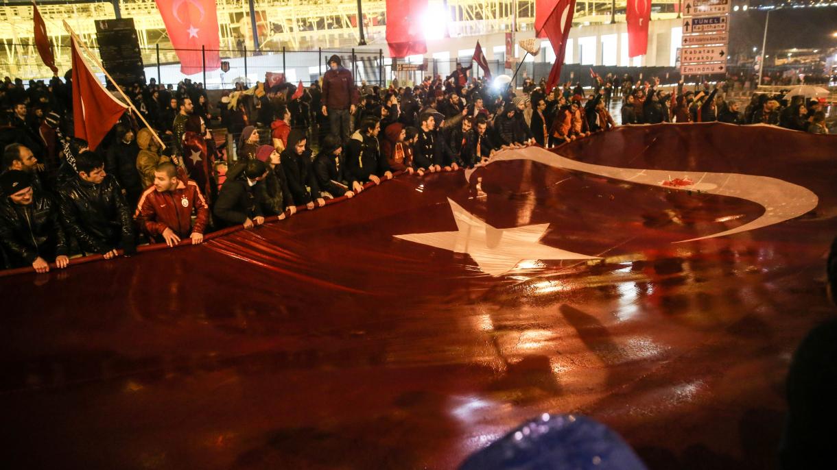 برگزاری راهپیمایی ضد ترور در اقصی نقاط  کشور ترکیه