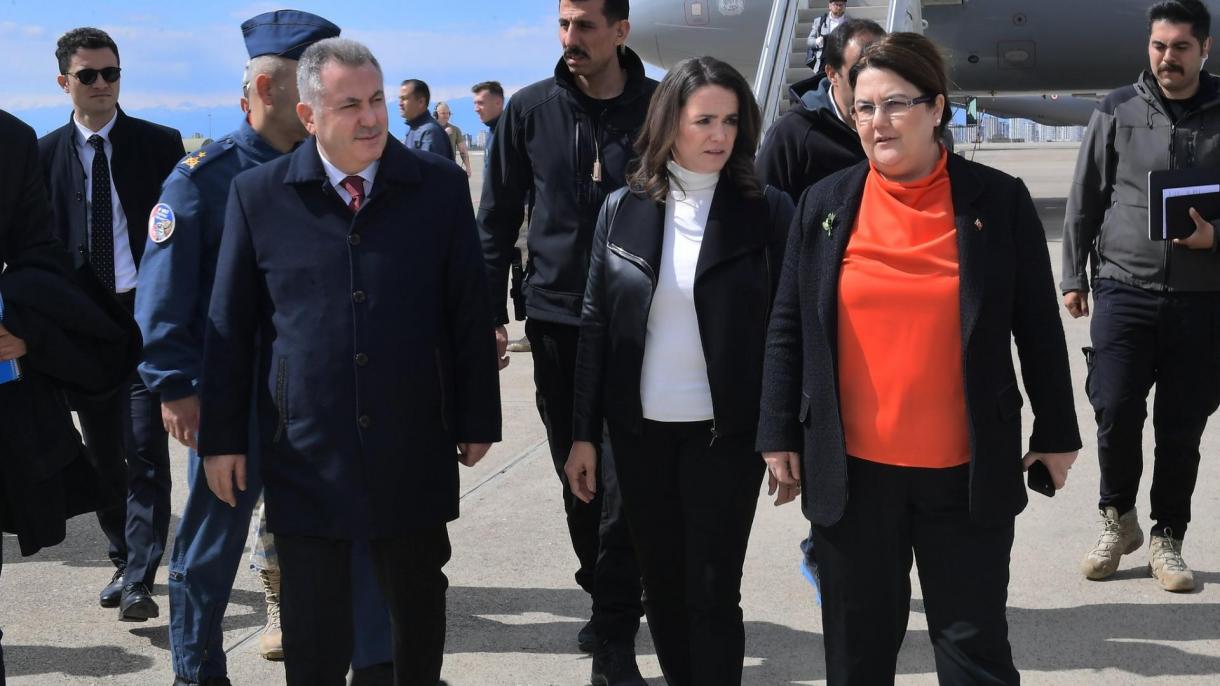 Vengriya prezidenti Katalin Novak zilzila zonasiga tashrif buyurdi