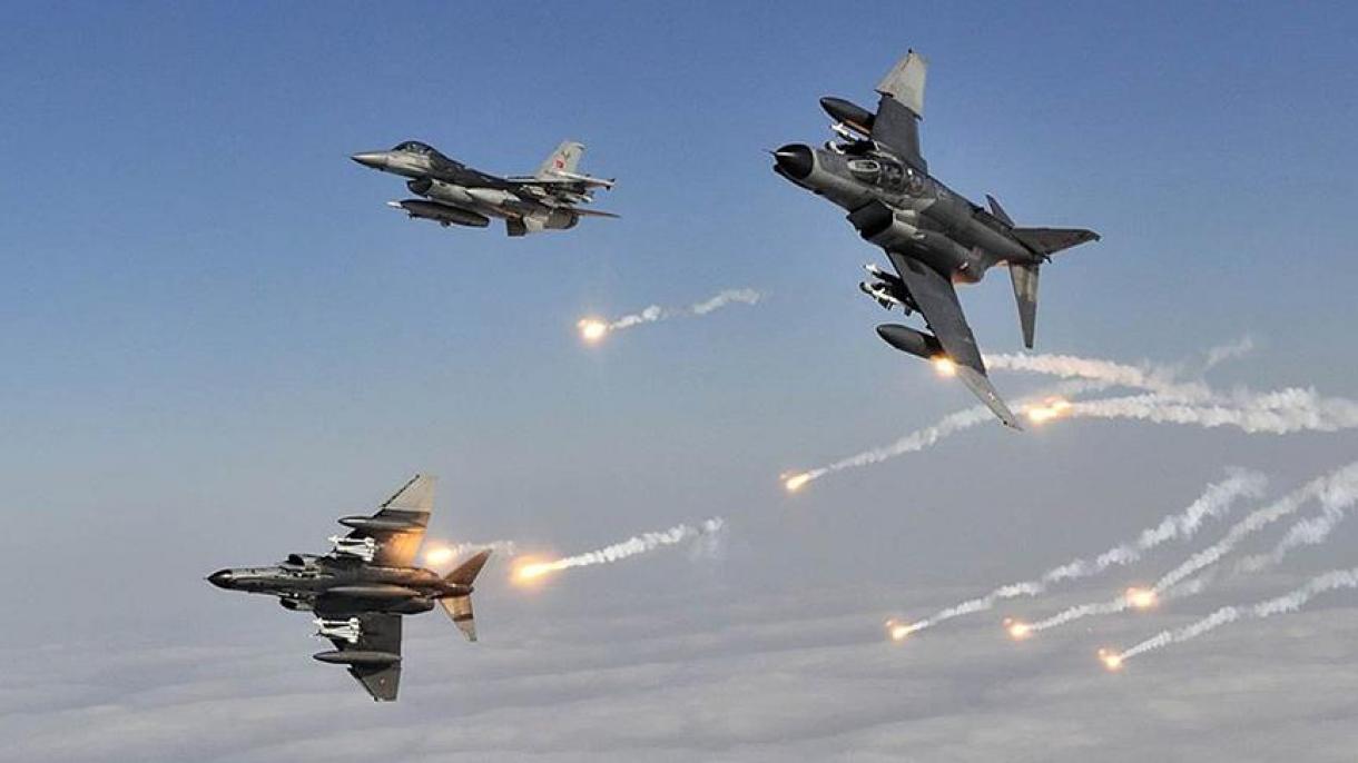 ترک فضائیہ کی شمالی عراق میں کاروائی،6 دہشتگرد ہلاک متعدد ٹھکانے تباہ
