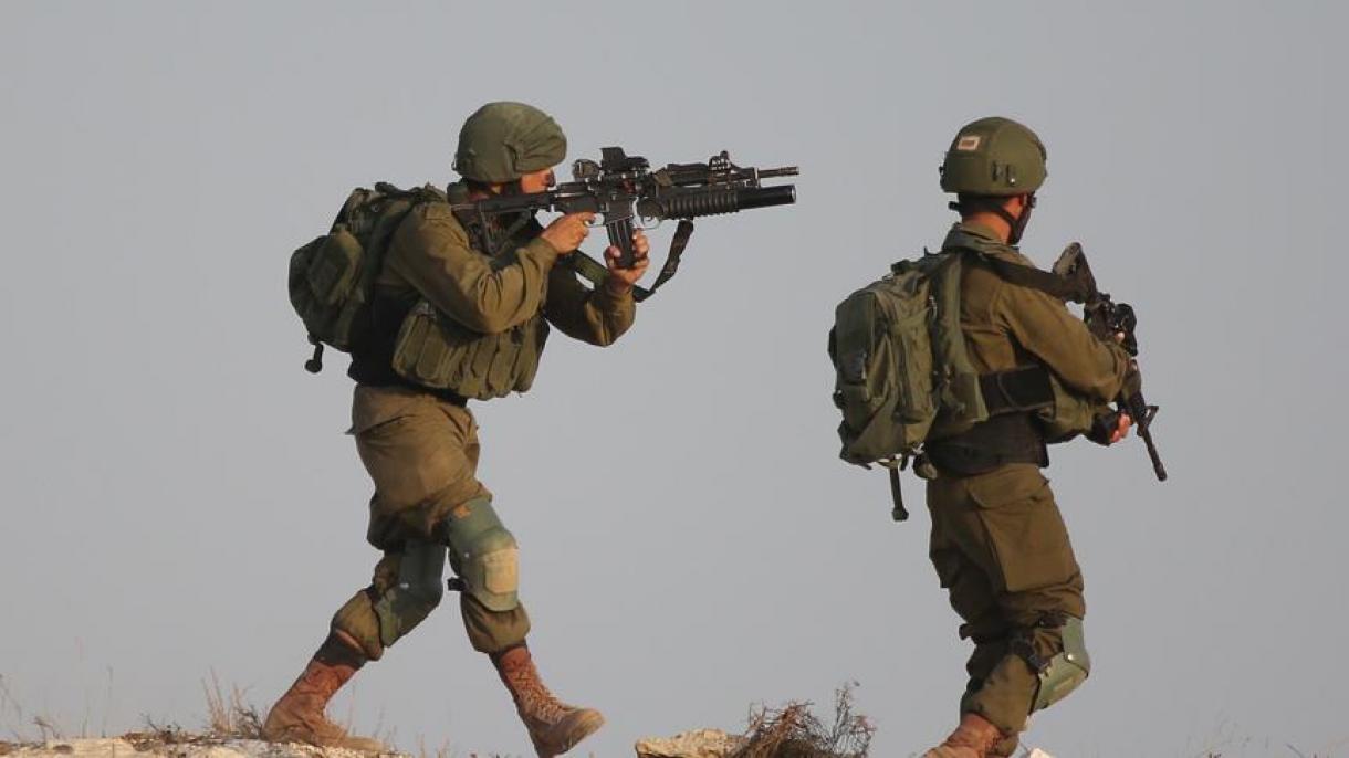 اسرائیل عسکر لری فلسطینلیک یاش بیر کیشینی شهید قیلدی