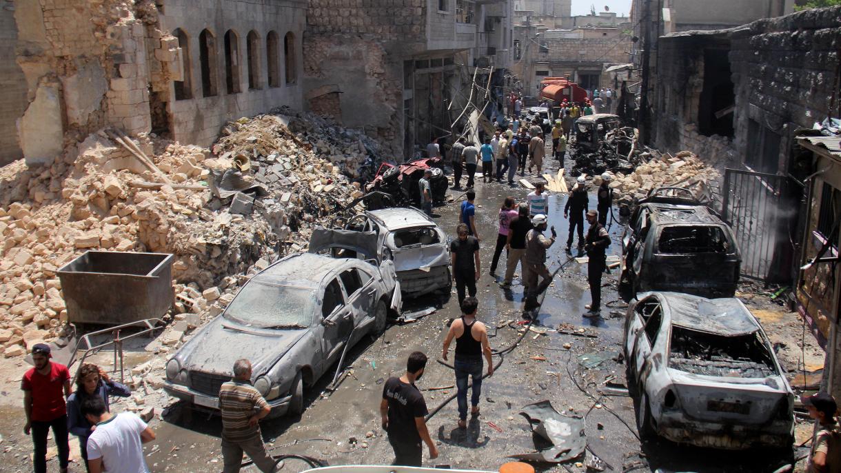11 muertos y 20 heridos en el asalto aéreo en Idlib