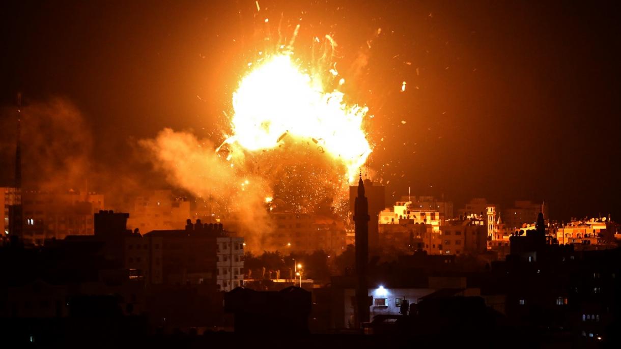 Sube a 7 la cifra de mártires palestinos por ataques de aviones israelíes en Gaza