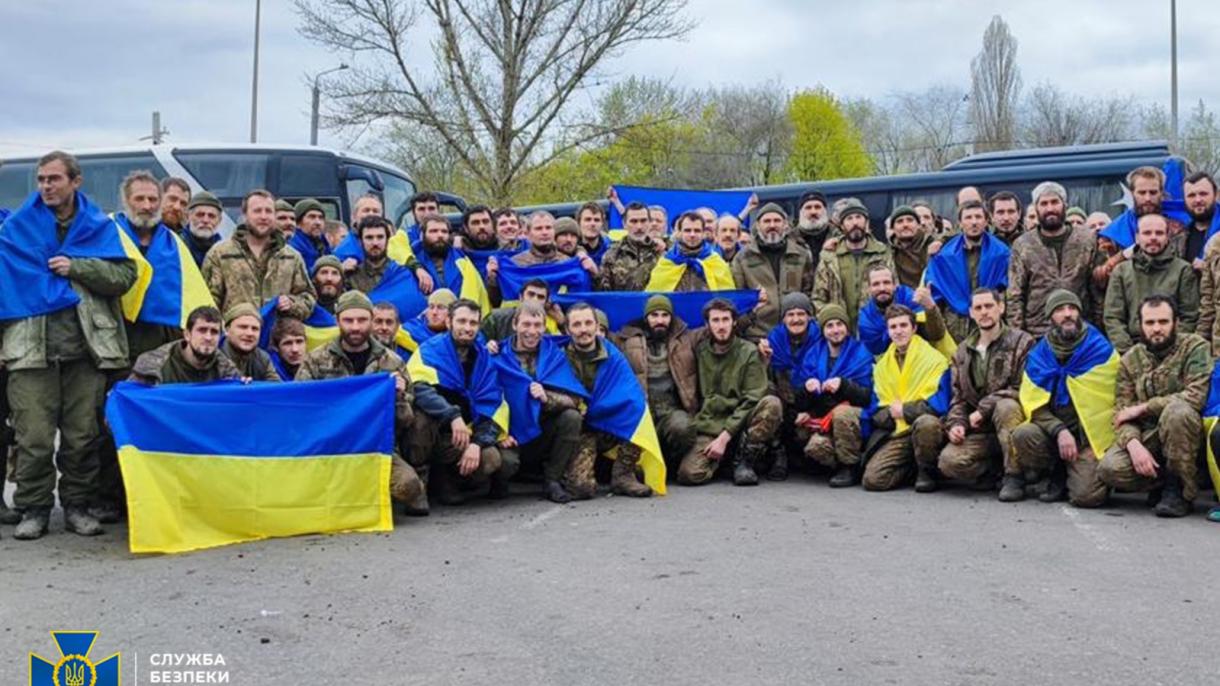 Украина Ресеймен тұтқындарды алмасты