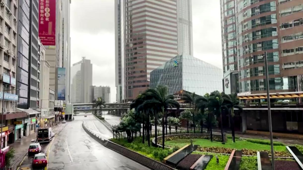 香港遭遇强台风