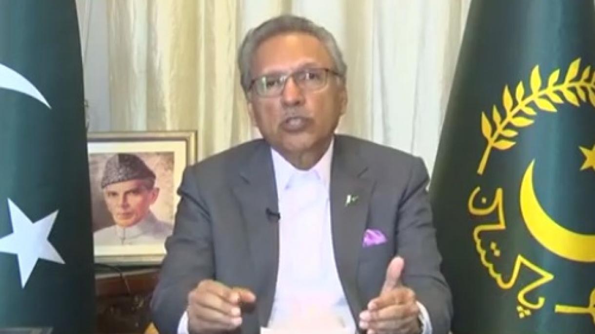 پاکستان کشمیریوں کے حق خودارادیت کے لئے اخلاقی، سیاسی اور سفارتی حمایت جاری رکھے گا: صدر عارف علوی