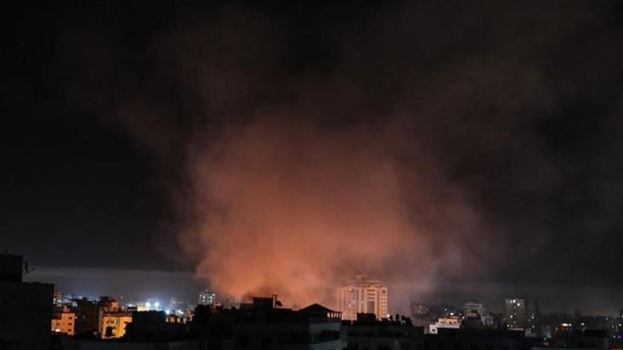 حمله هوایی جنگنده های اسرائیل به غزه