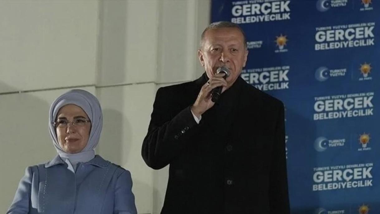 Erdoğan köztársasági elnök: a választás győztese a mi demokráciánk, a mi nemzeti akaratunk