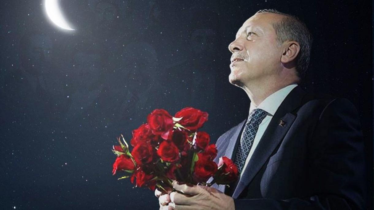 Послания в Туитър за рожденния ден на президента Ердоган...