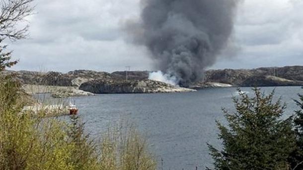 Un elicopter cu 13 oameni la bord, prăbuşit în Norvegia