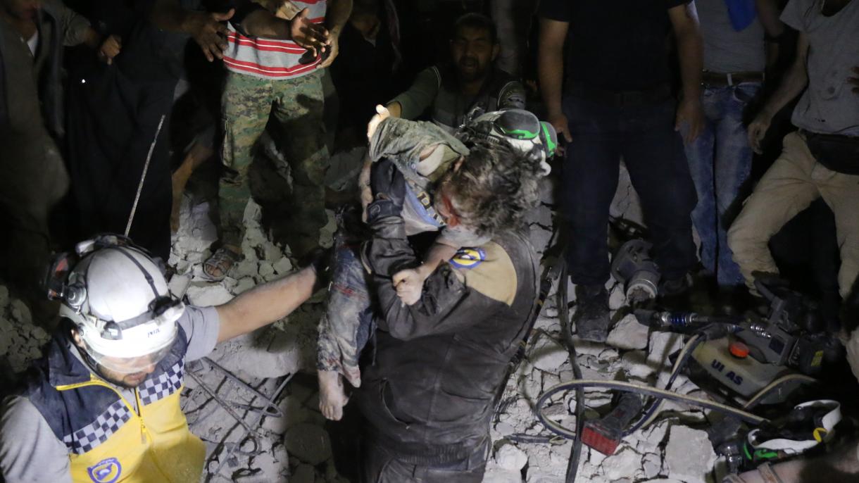 Διασώθηκαν δύο παιδιά κάτω από συντρίμμια στη Συρία