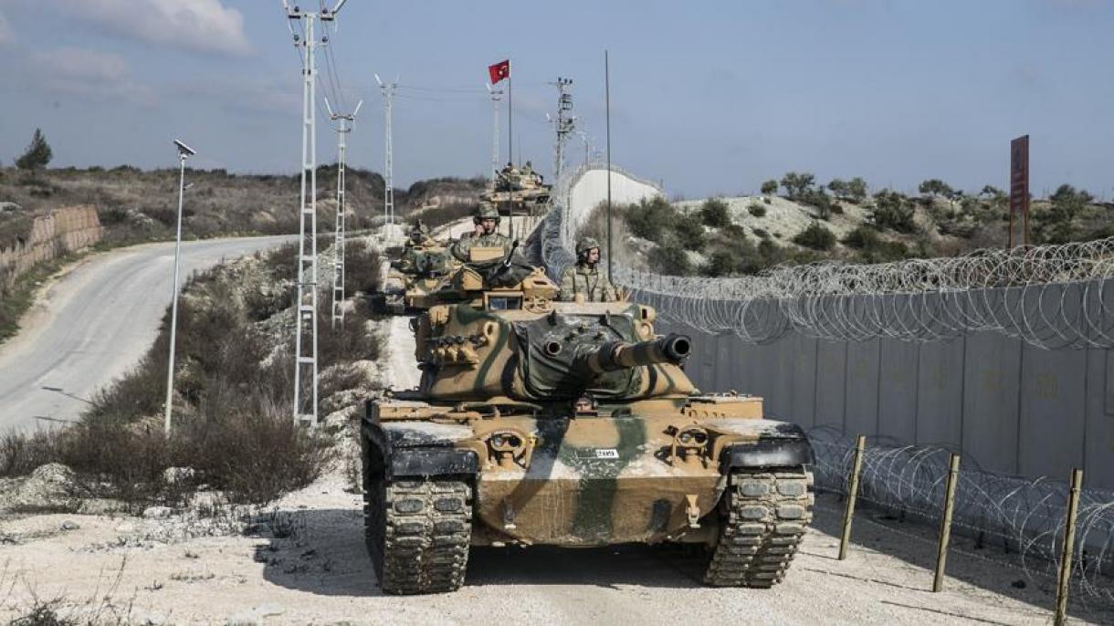فعالیتهای آموزشی نیروهای تقویتی ارتش ترک در مرز سوریه