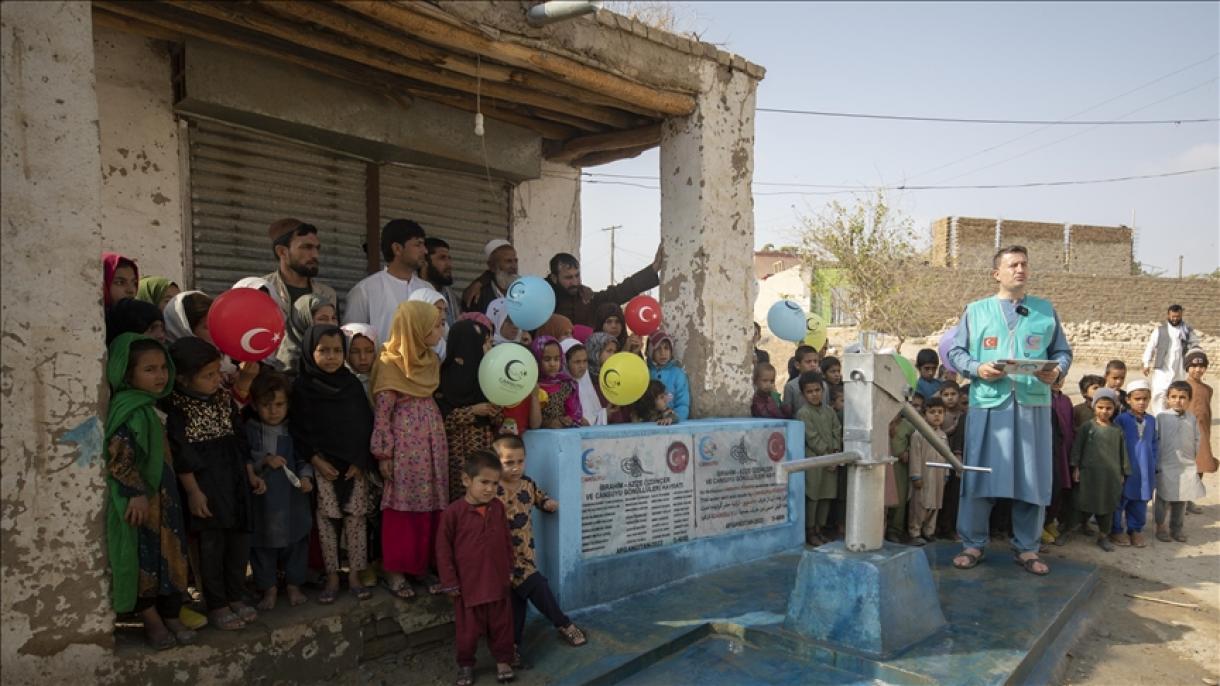 تورکیه 24 حلقه چاه آب در مناطق مختلف افغانستان حفر کرد