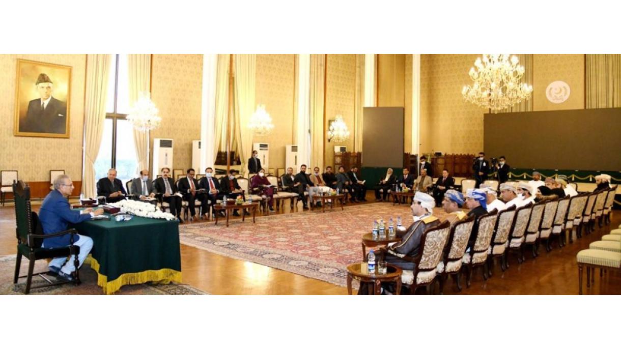 اومانی تاجر پاکستان میں آزاد سرمایہ کاری دوست پالیسی سےاستفادہ کرتے ہوئے سرمایہ کاری کریں: صدر علوی