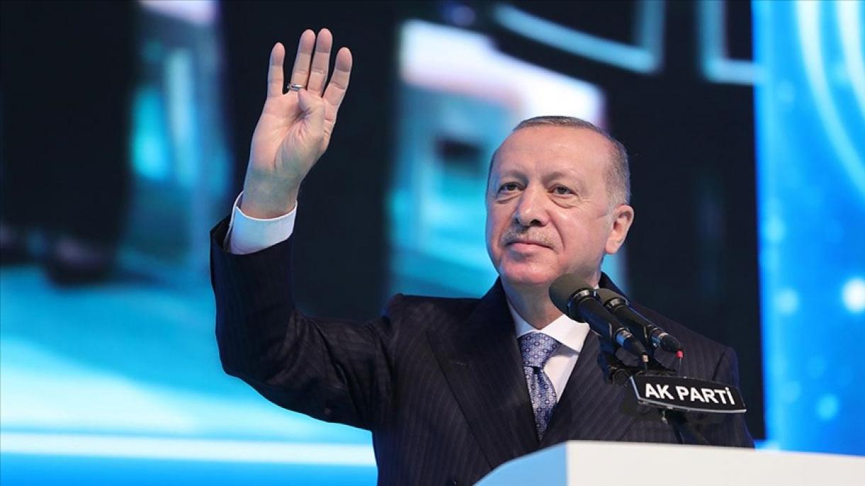 Președintele Erdogan a rostit un discurs la cel de-al 6-lea Congres Ordinar al Tineretului