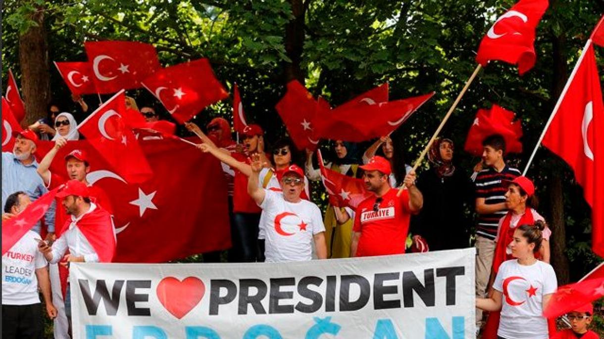 ABŞ-da etirazlar: “Böyük Türkiyə, böyük güc, hədəf 2023”