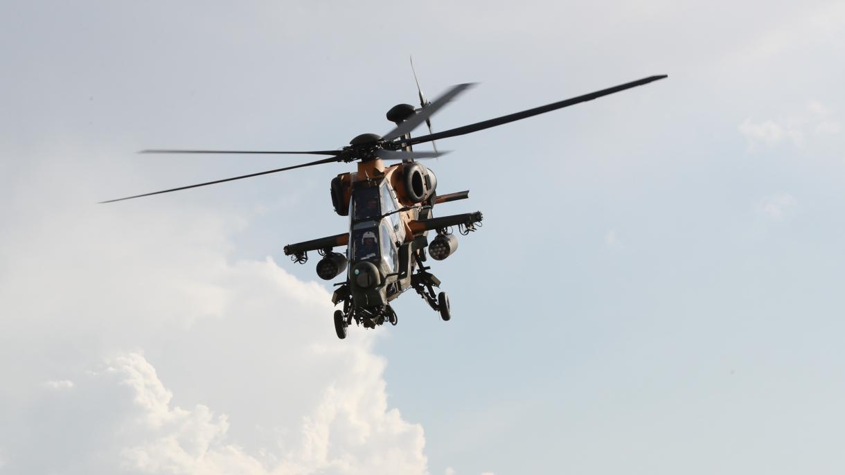 Helicóptero turco ATAK deu espetáculo no Brasil
