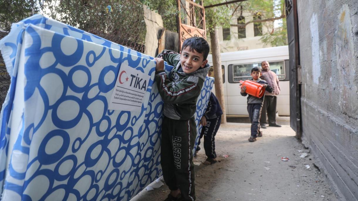 TIKA dërgon ndihma humanitare palestinezëve në Rripin e Gazës
