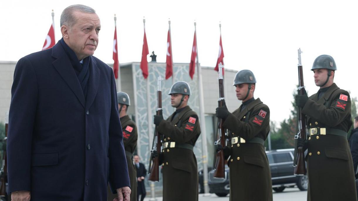 جۇمھۇر رەئىس ئەردوغان ئالجىرىيەگە يېتىپ باردى