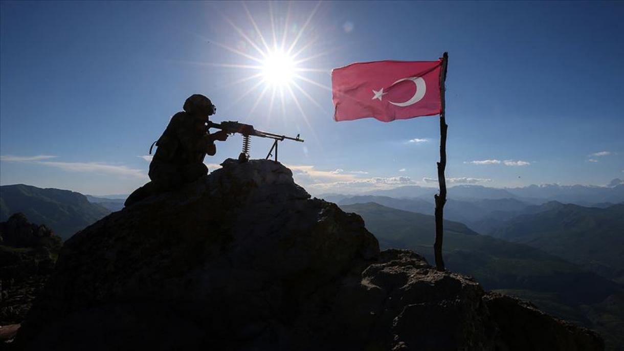 بیلان عملیات ضد تروریستی نیروهای مسلح ترکیه در طول شش ماه سال جاری