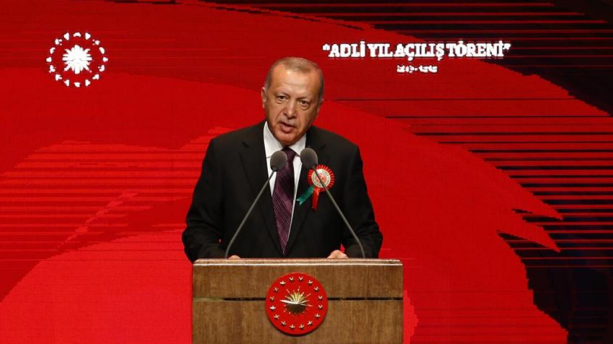 Erdoğan "il  governo  fa passi concreti per le  riforme giudiziarie"
