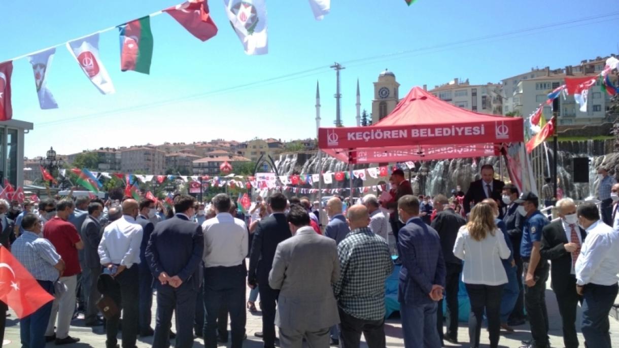 Ankarada Azərbaycana daha bir dəstək mitinqi
