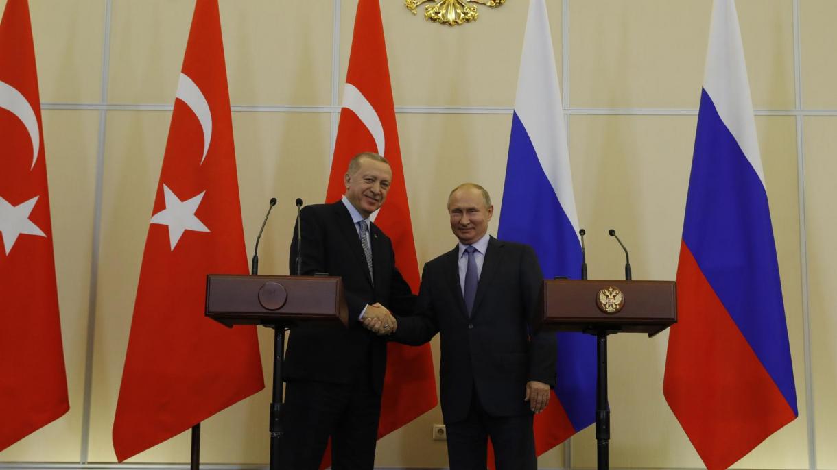 Putyin:Törökország részvételével elindították a szíriai politikai megoldás folyamatát