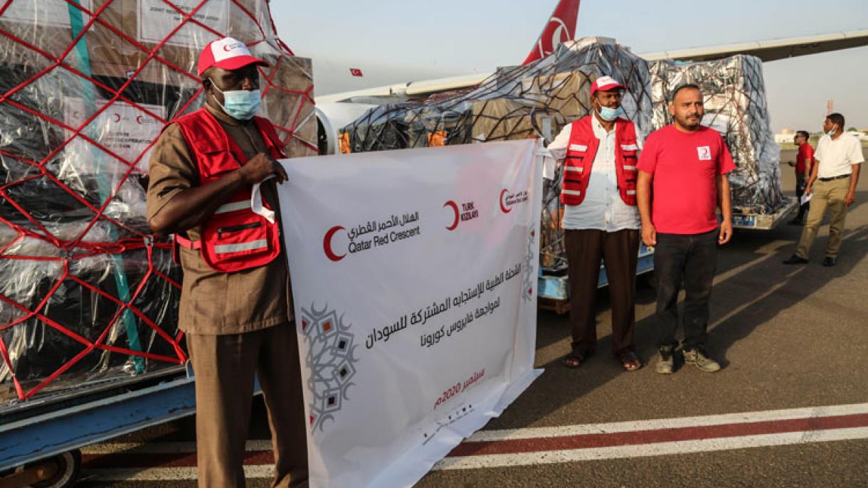 کمک‌های پزشکی هلال احمر ترک به سودان رسید