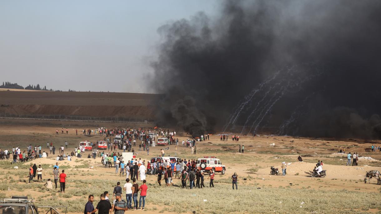 Αεροπορική επίθεση ισραηλινού στρατού κατά Παλαιστινίων στη Γάζα