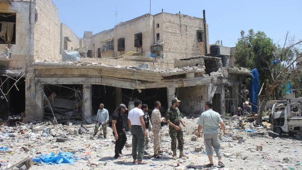 دمشق  اور حمس میں بم حملے، 150  افراد ہلاک