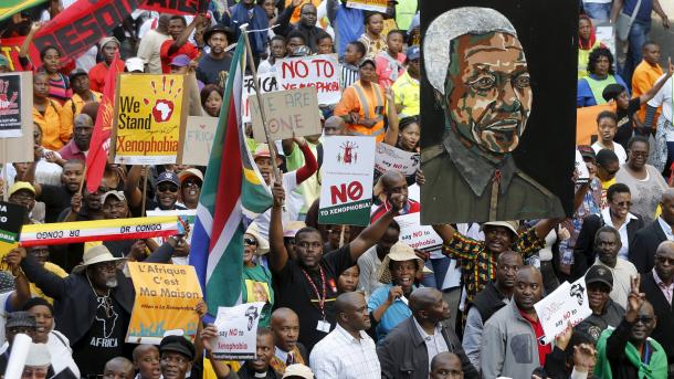 南非举行反仇视外国人示威游行