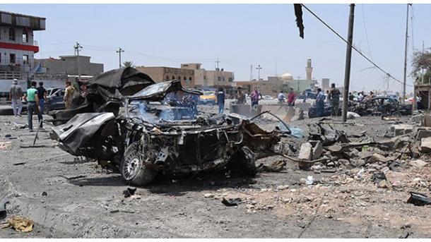 عراق:بم حملے میں  نو افراد ہلاک درجنوں  زخمی