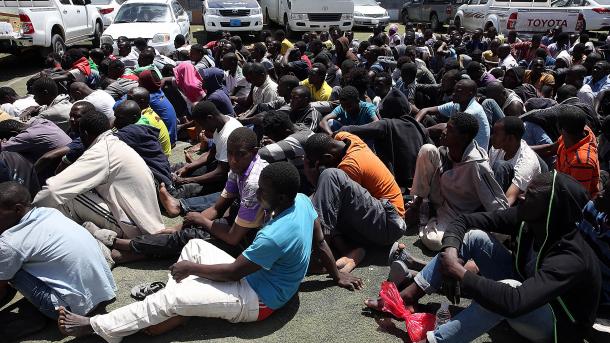 利比亚逮捕非法移民