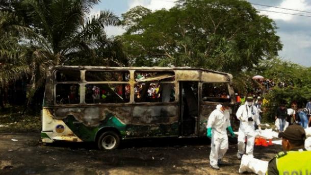 Colombie: 31 enfants morts brûlés vifs dans un accident de car