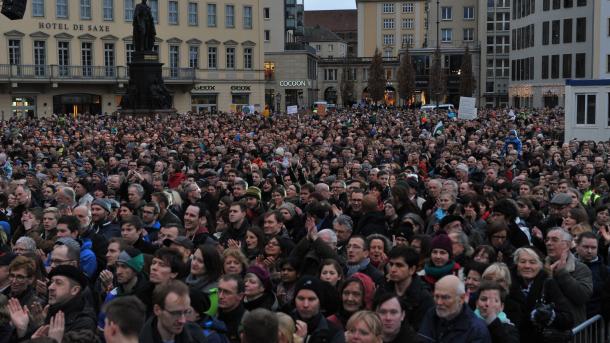 德国民众抗议反移民运动