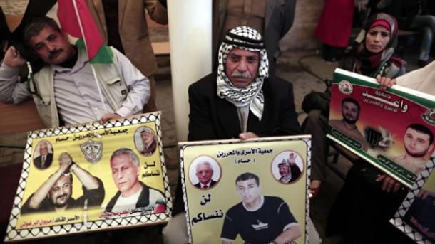 La manifestación de apoyo a los detenidos palestinos