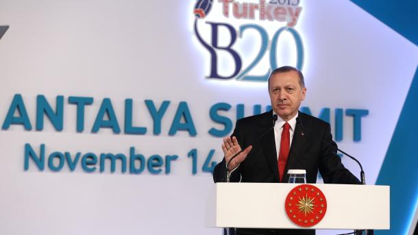 Turkiya Prezidenti G-20 sammiti oldidan tadbirkorlar anjumanida