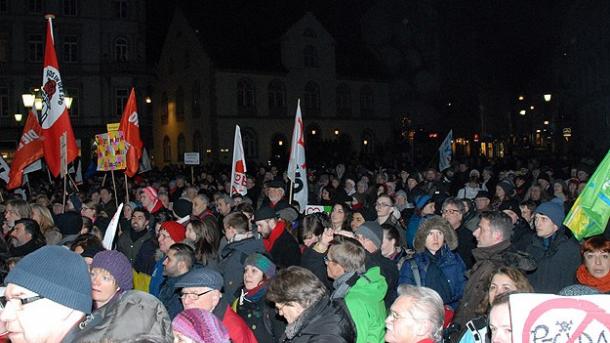 Протести срещу ПЕГИДА в Германия....