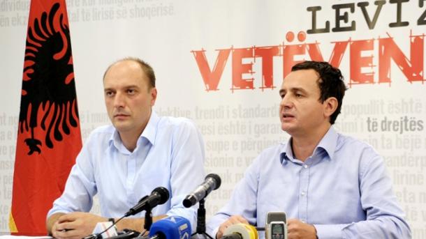 Vetëvendosje publikon sot rezultatet e zgjedhjeve për kryetar