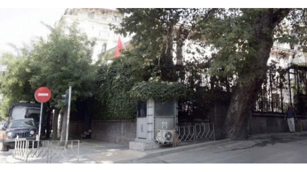 Molotov-koktéllal támadtak a szaloniki konzulátusnál